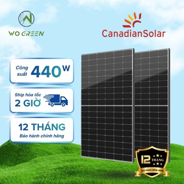 Tấm pin Canadian 440Wp