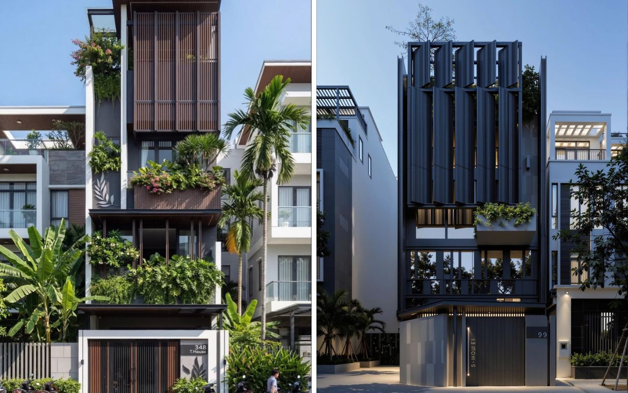 Mẫu nhà phố kết hợp văn phòng
