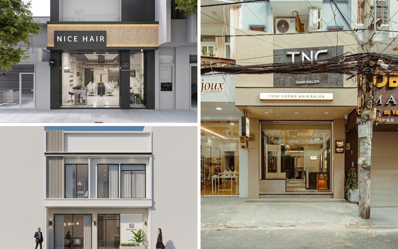 Mẫu nhà phố kết hợp spa, salon