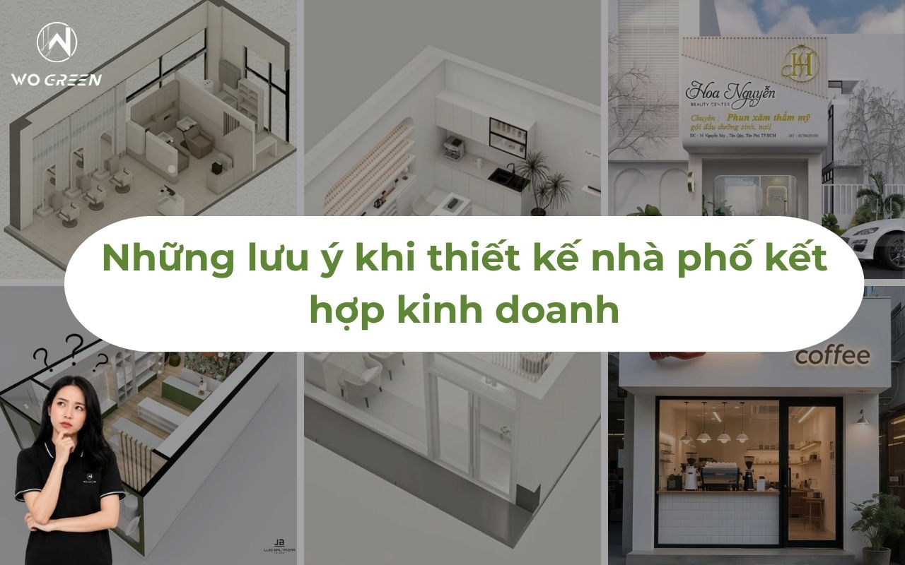 Những lưu ý khi thiết kế nhà phố kết hợp kinh doanh