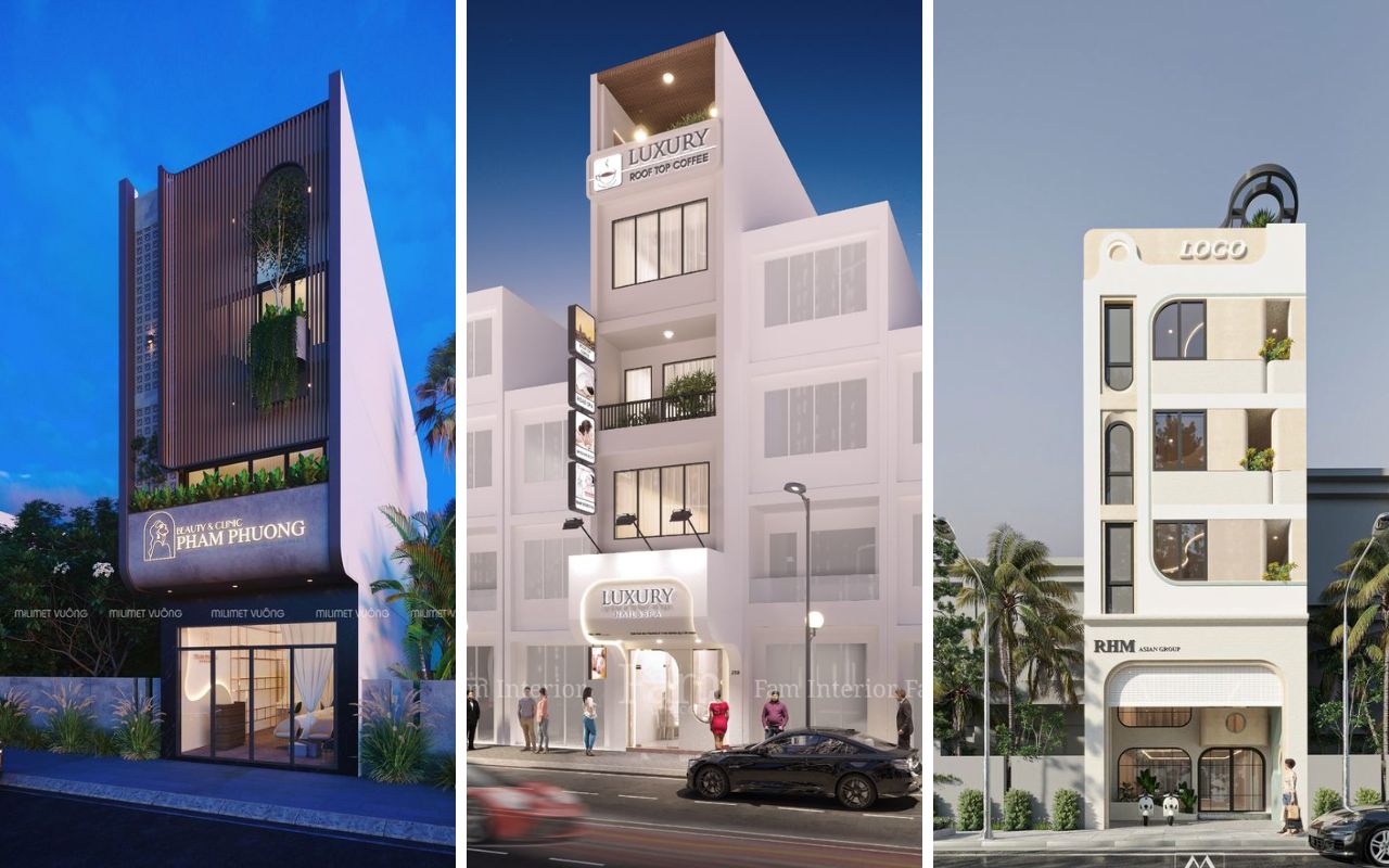 Mẫu nhà phố kết hợp showroom