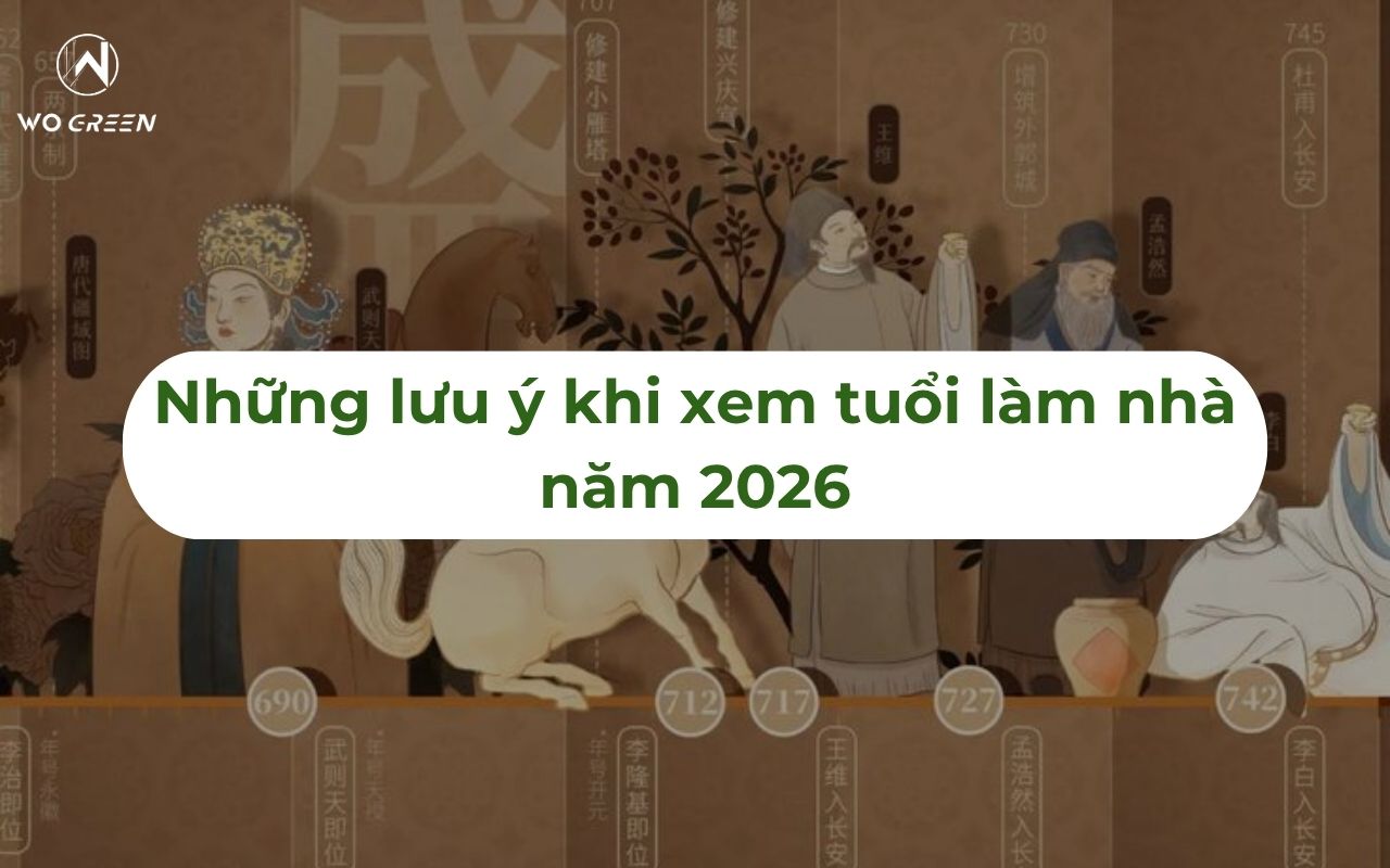 Những lưu ý khi xem tuổi làm nhà năm 2026
