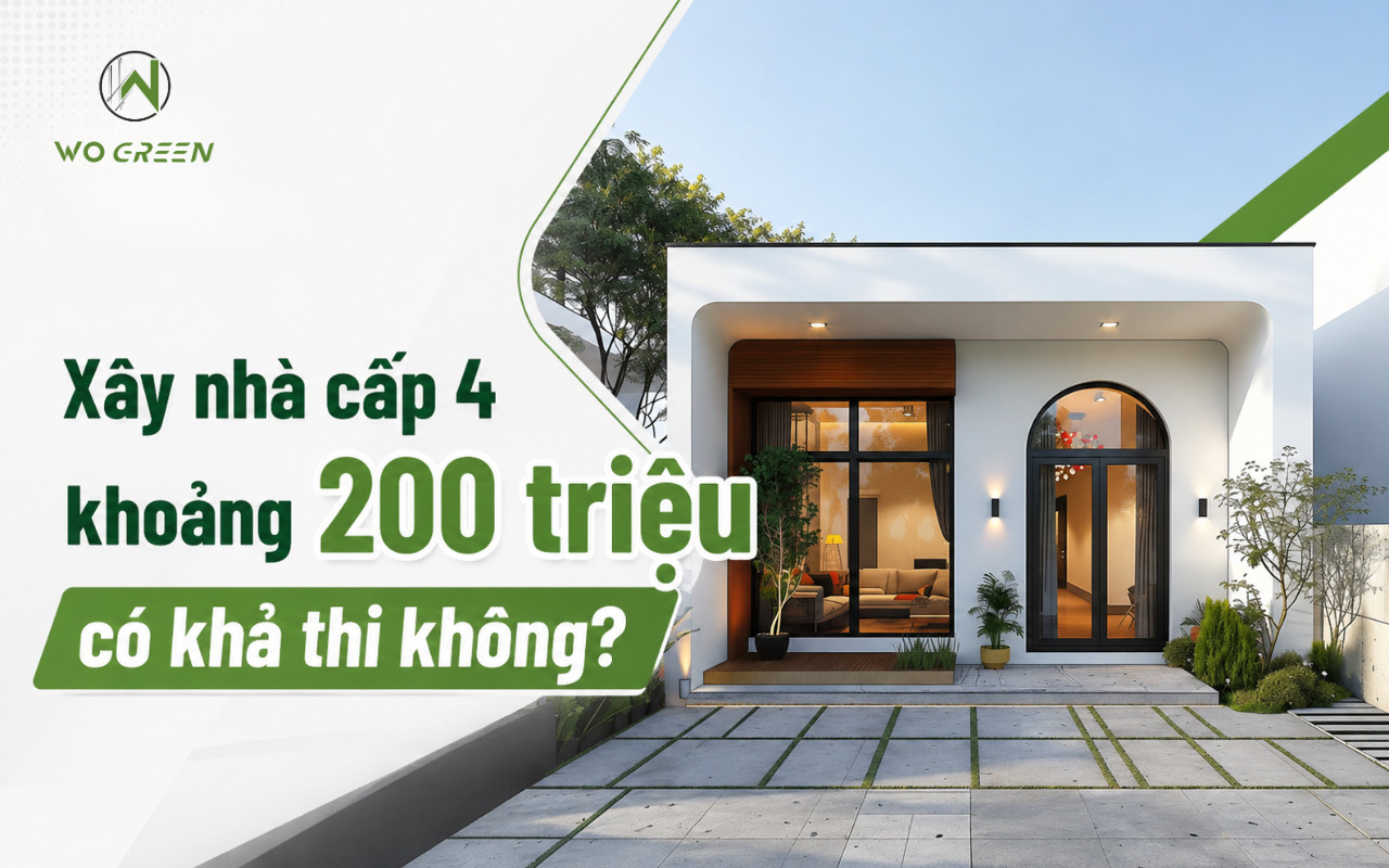 Xây nhà cấp 4 khoảng 200 triệu có khả thi không?