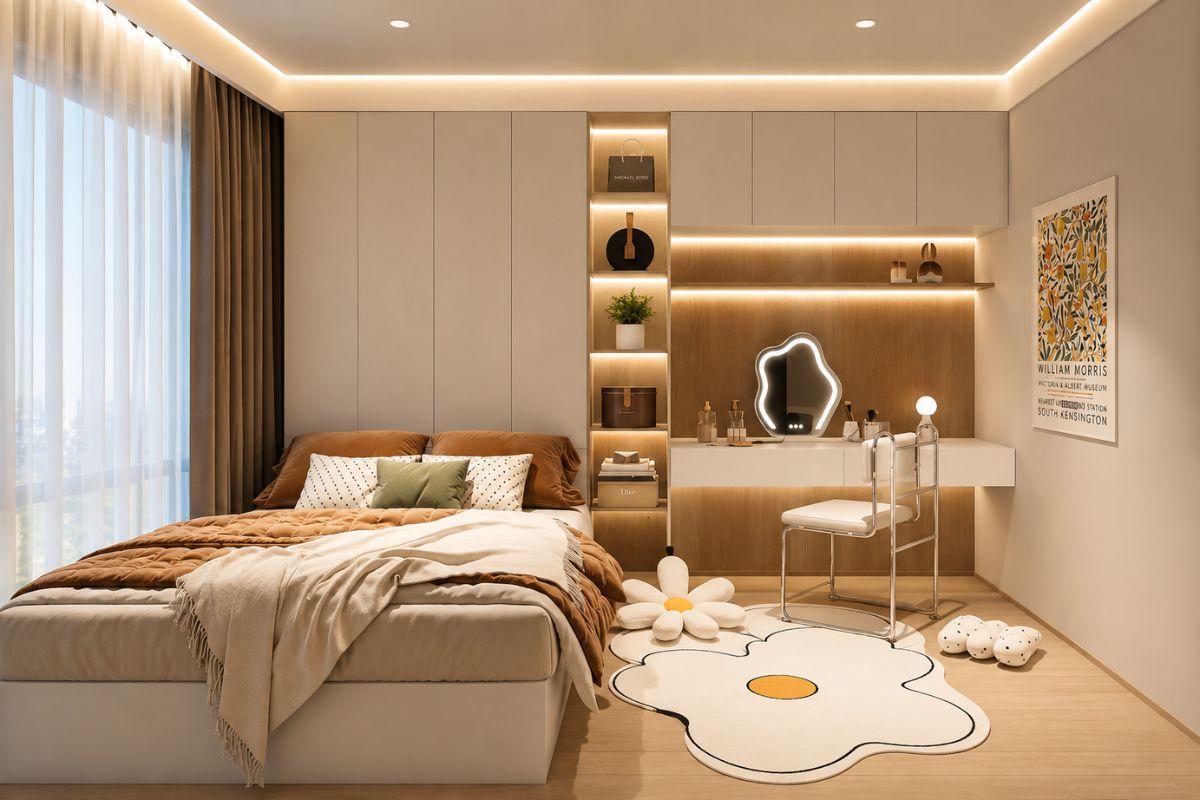Vì sao làm trần thạch cao cho phòng ngủ nhỏ 10m2 là lựa chọn tối ưu nhất?