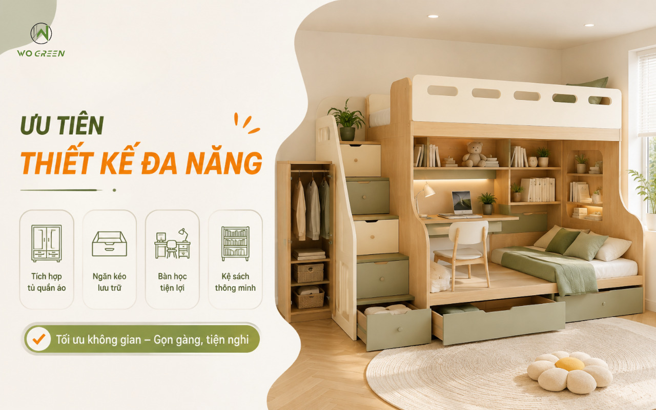 Ưu tiên thiết kế đa năng