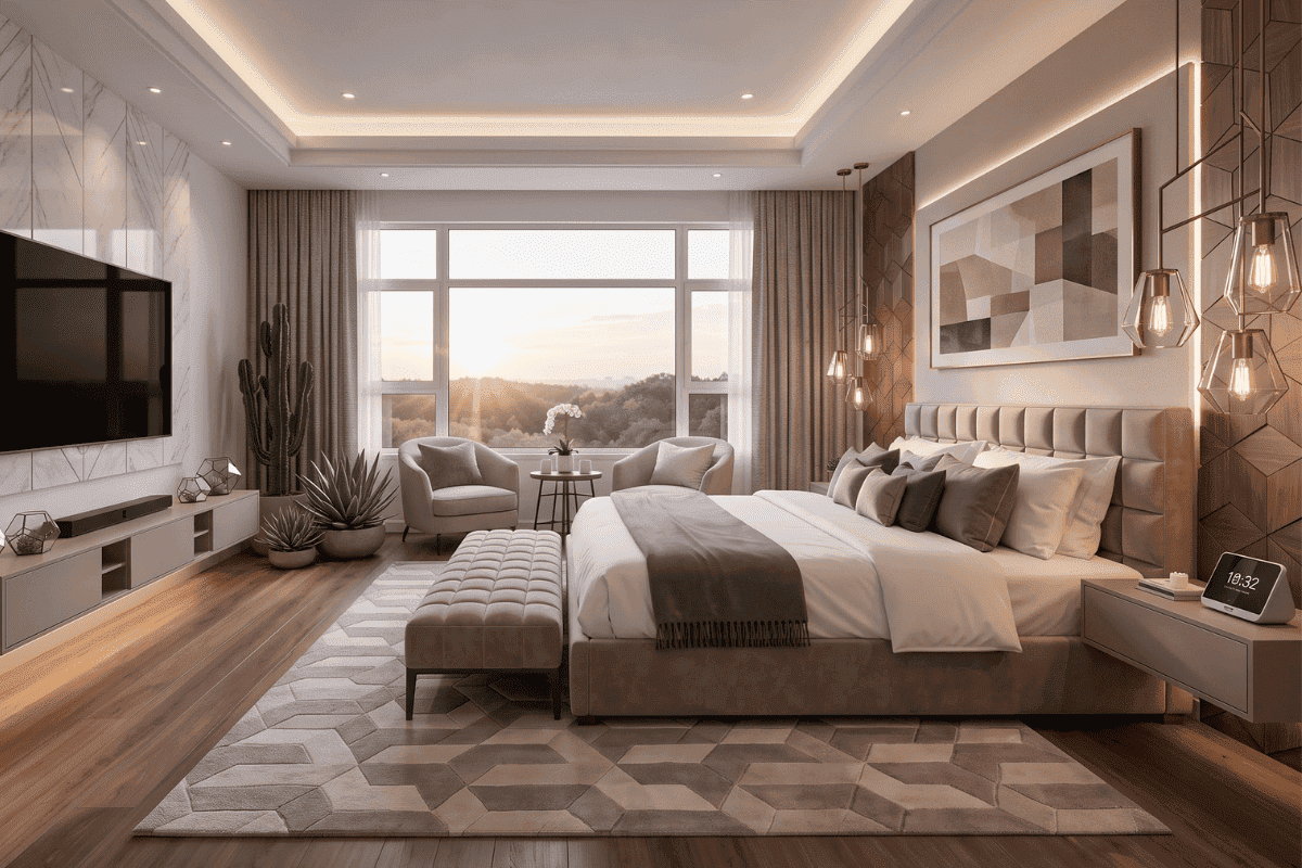 Gợi ý bố trí công năng nhà cấp 4 mái Thái 3 phòng ngủ