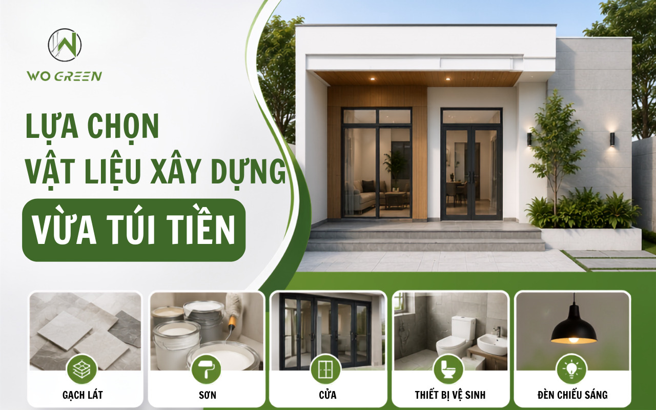 Lựa chọn vật liệu xây dựng vừa túi tiền
