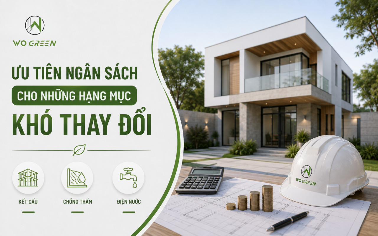 Ưu tiên ngân sách cho những hạng mục khó thay đổi