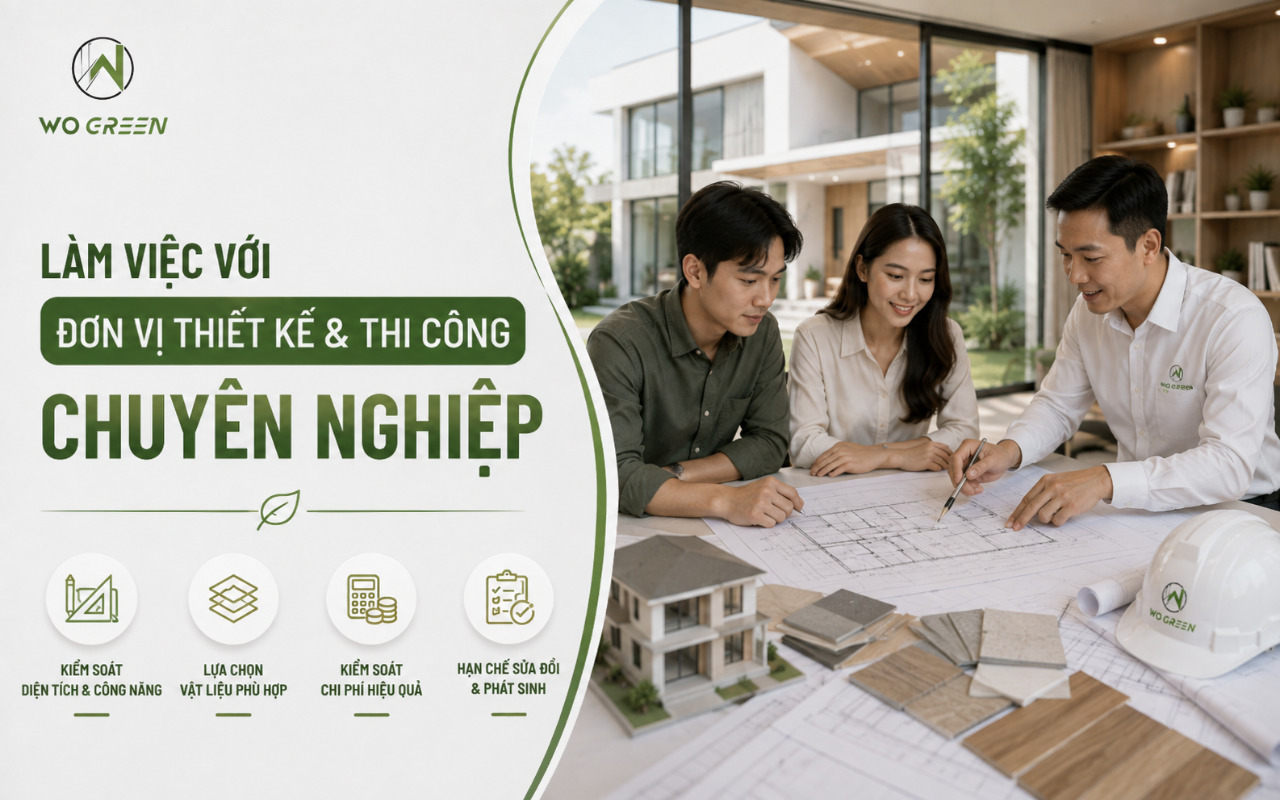 Làm việc với đơn vị thiết kế và thi công chuyên nghiệp