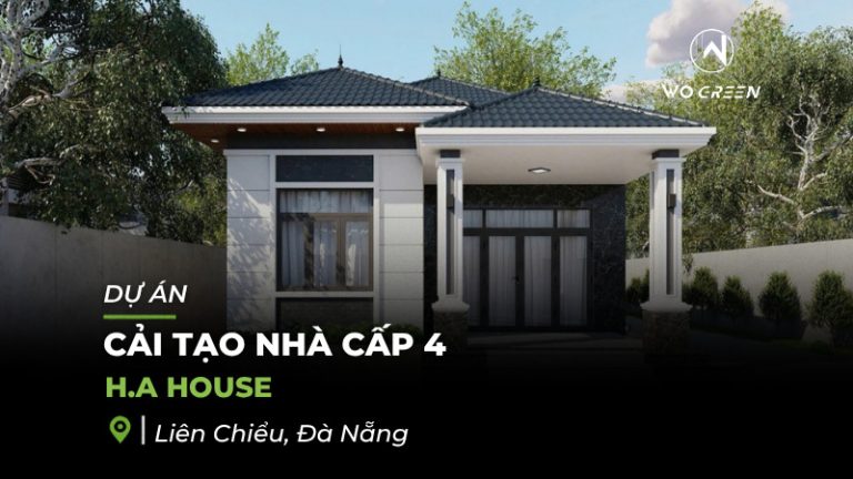 Dự án cải tạo nhà cấp 4 H.A House – Liên Chiểu, ĐN
