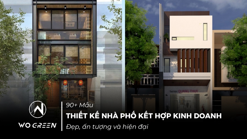 Thiết kế nhà phố kết hợp kinh doanh