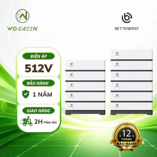 Pin lưu trữ Bettenergy 50kW áp cao
