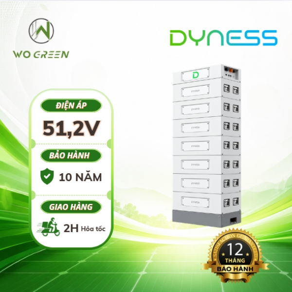 Pin lưu trữ Dyness STACK314 áp cao 48kWh – 241kWh