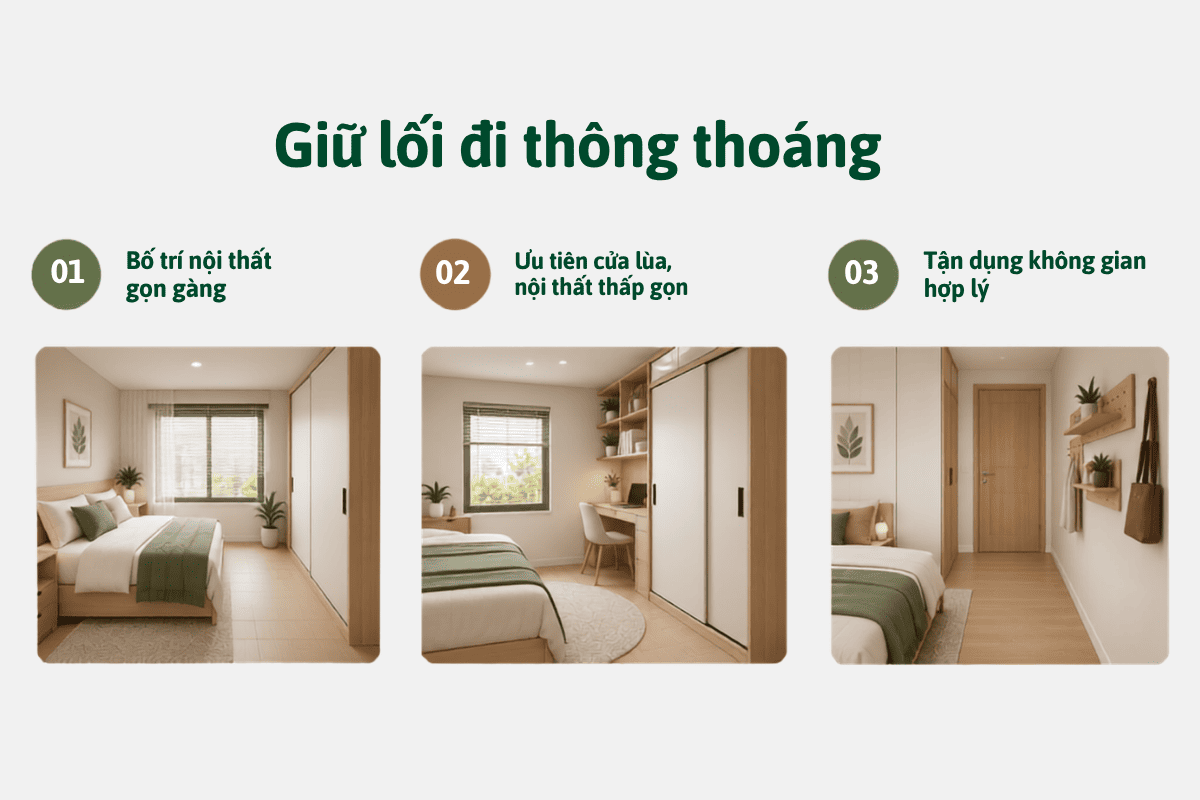Giữ lối đi thông thoáng 