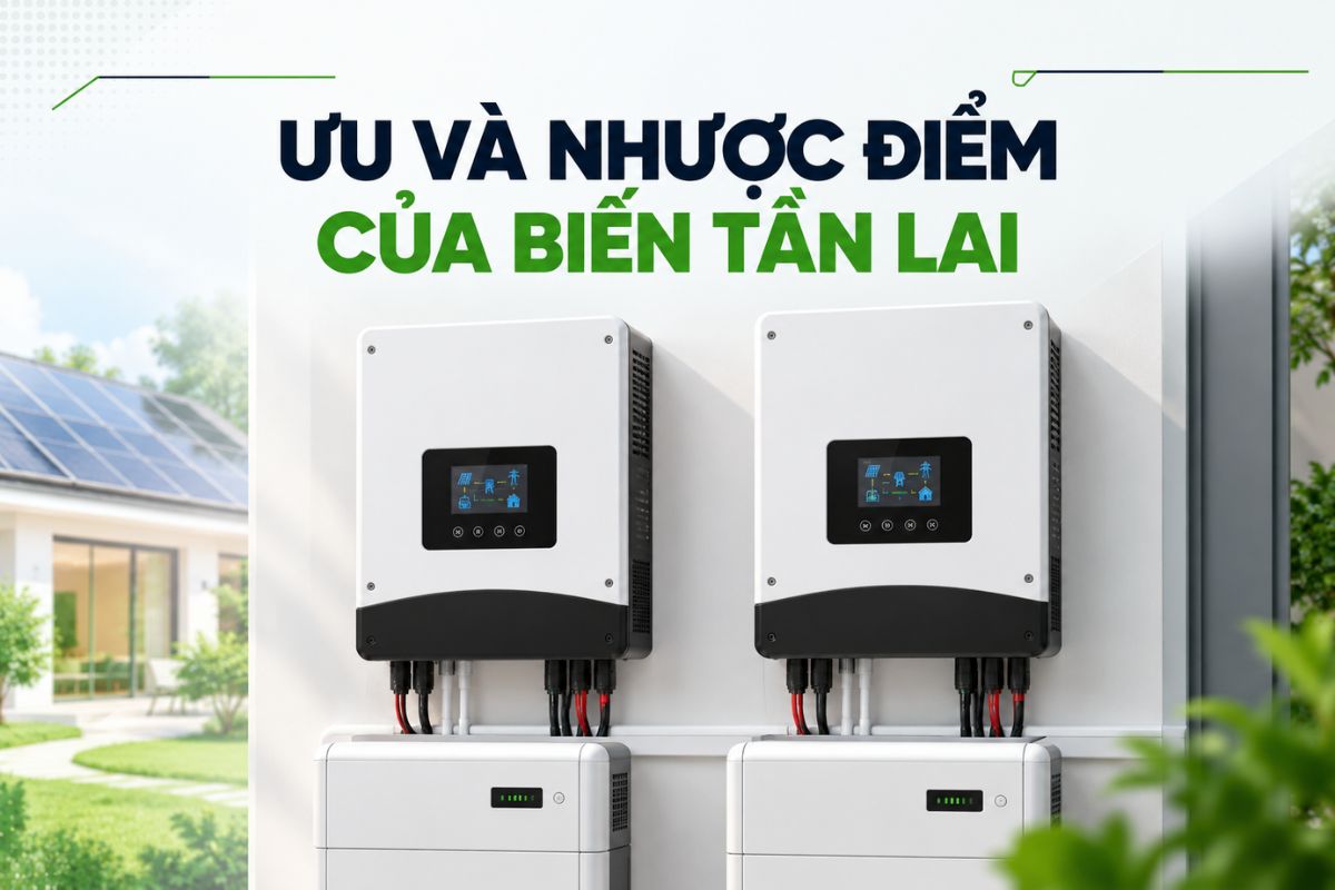 Ưu và nhược điểm của biến tần lai (Hybrid Inverter)