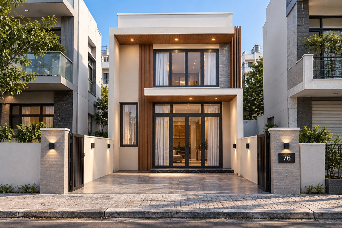 Mẫu nhà cấp 4 giá có gác lửng