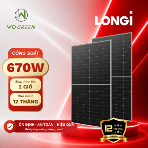 Tấm pin năng lượng mặt trời 670W | LONGi Hi-MO X10 670W