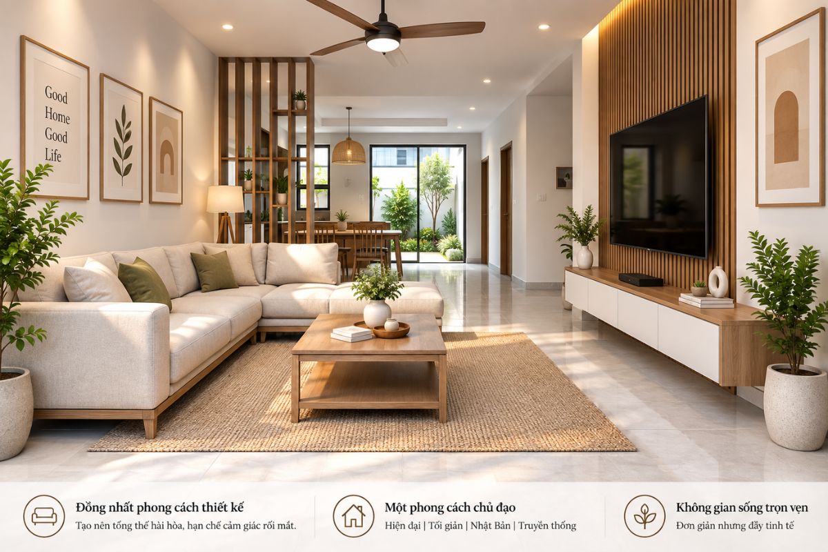 Đồng nhất phong cách thiết kế